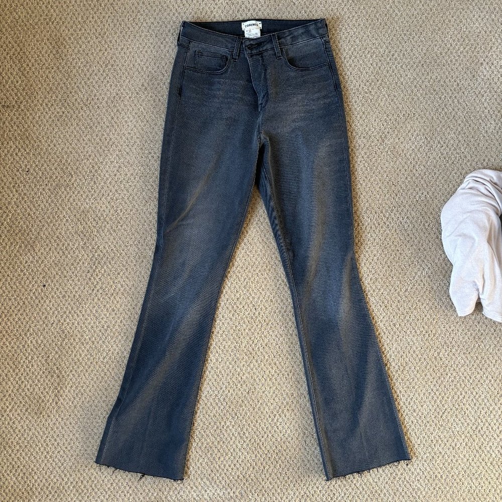 L'Agence dark grey jeans.